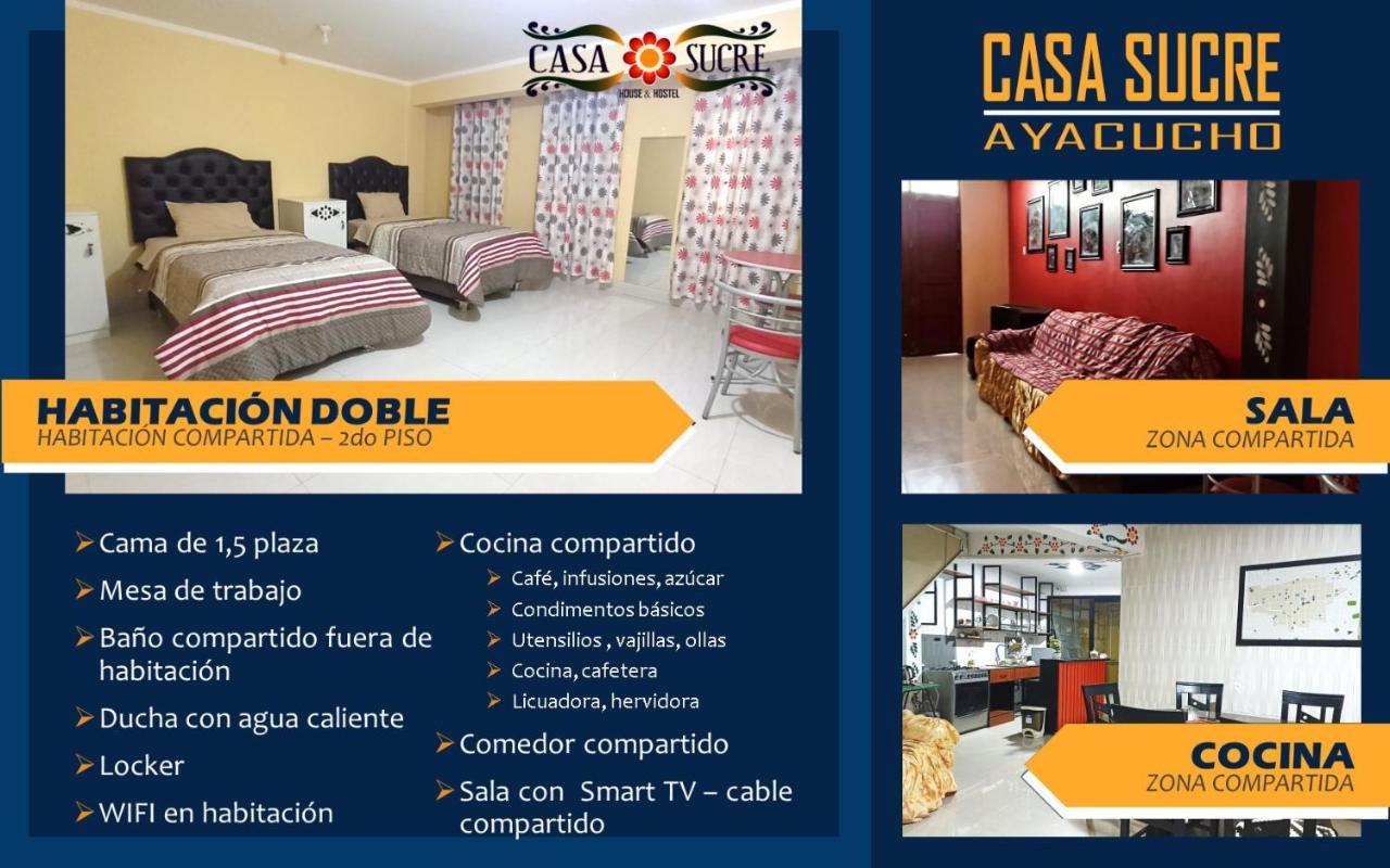 Casa Sucre Hostel Аякучо Экстерьер фото