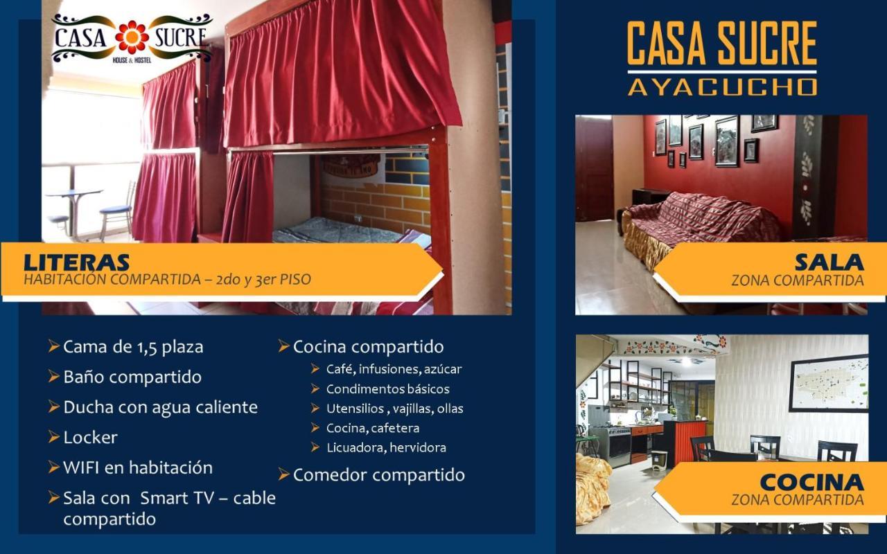 Casa Sucre Hostel Аякучо Экстерьер фото